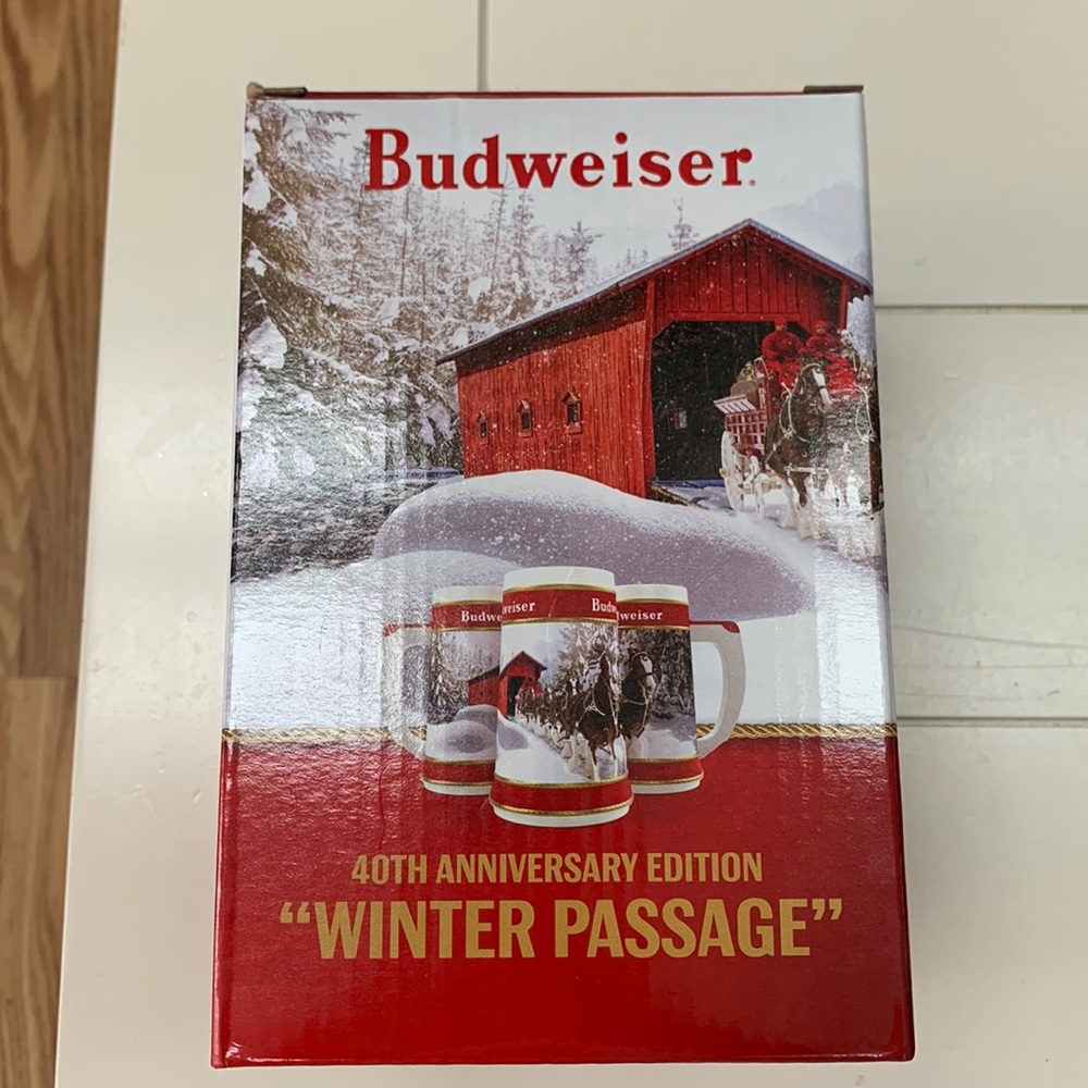 Budweiser 40th Anniversary Mug